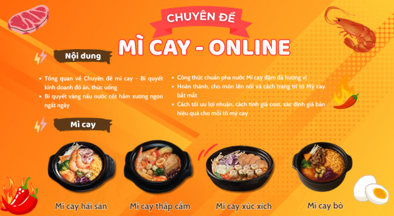 Khoá Học Mỳ Cay – Ly Phạm – SaLy Academy