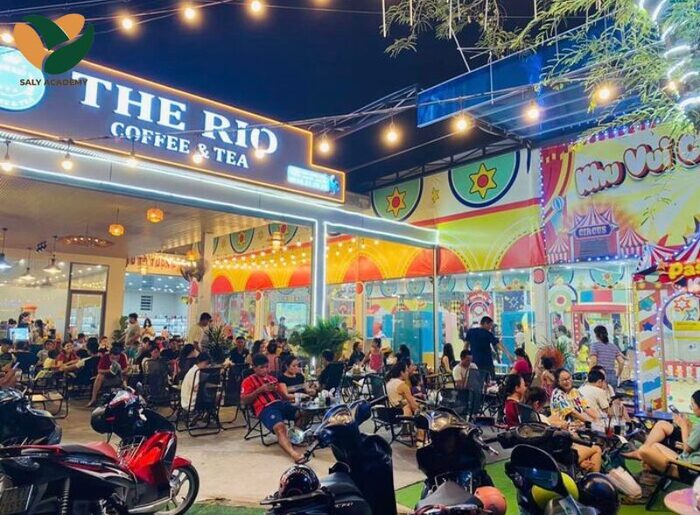 Quán The RIO Coffee and Tea tại Long Hải do học viên Chị Thúy khai trương