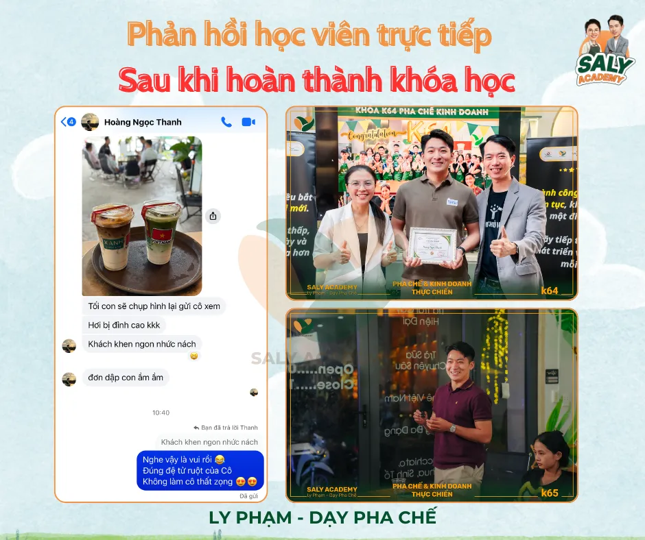 Phản hồi của học viên Học viện Ly Phạm sau khi hoàn thành khóa học